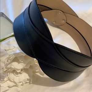 BCBG MaxAzria wide black belt